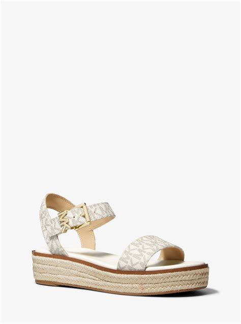 michael kors richie sandal|richie platform wedge sandals.